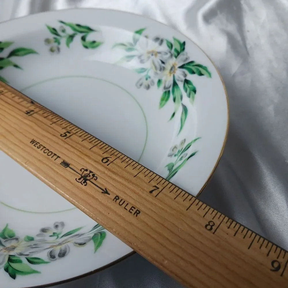 HIRA FINE CHINA JAPAN DINNER SET FOR 6 DESERT GARDENIA (42 PIECES)